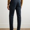 Carlo Hyannis Tapered Cotton-Blend Trousers - BK