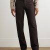 Harper Portland Straight-Leg Wool and Cotton-Blend Twill Trousers - FR