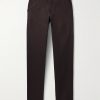 Harper Portland Straight-Leg Wool and Cotton-Blend Twill Trousers