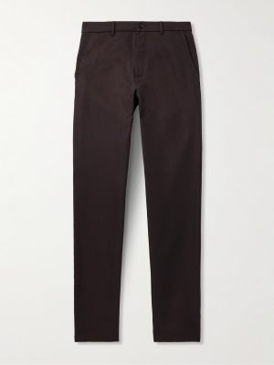 Harper Portland Straight-Leg Wool and Cotton-Blend Twill Trousers Harper Portland Straight-Leg Wool and Cotton-Blend Twill Trousers