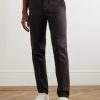 Carlo Hyannis Tapered Cotton-Blend Trousers - FR