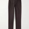 Carlo Hyannis Tapered Cotton-Blend Trousers