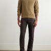 Carlo Hyannis Tapered Cotton-Blend Trousers - OU