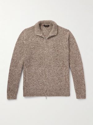 Silk and Cashmere-Blend Zip-Up Cardigan Silk and Cashmere-Blend Zip-Up Cardigan