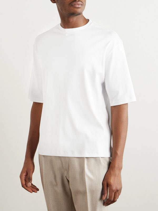 Tremezzo Sea Island Cotton-Jersey T-Shirt - FR Tremezzo Sea Island Cotton-Jersey T-Shirt - FR