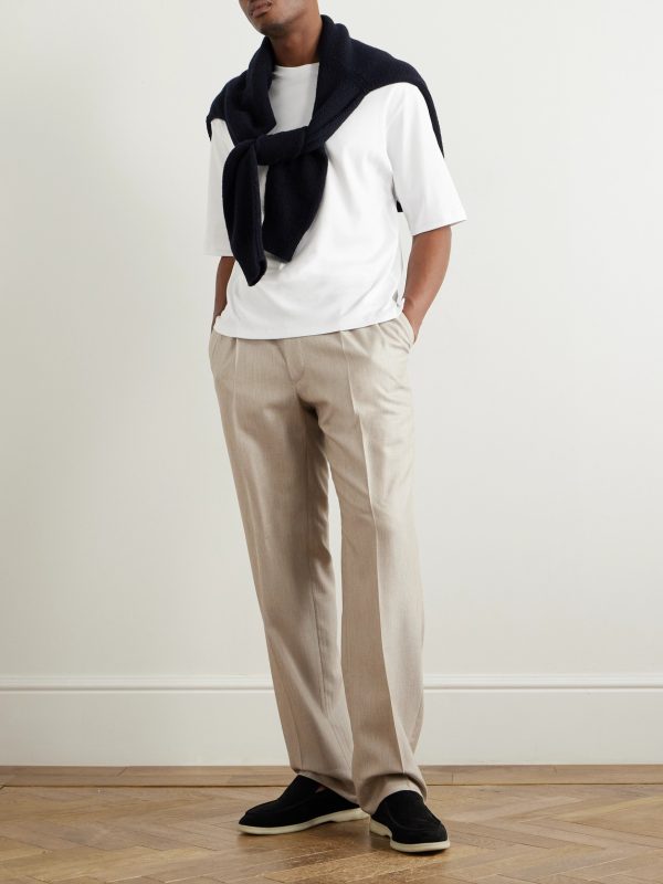 Tremezzo Sea Island Cotton-Jersey T-Shirt - OU Tremezzo Sea Island Cotton-Jersey T-Shirt - OU