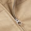 Suede Zip-Up Bomber Jacket - CU