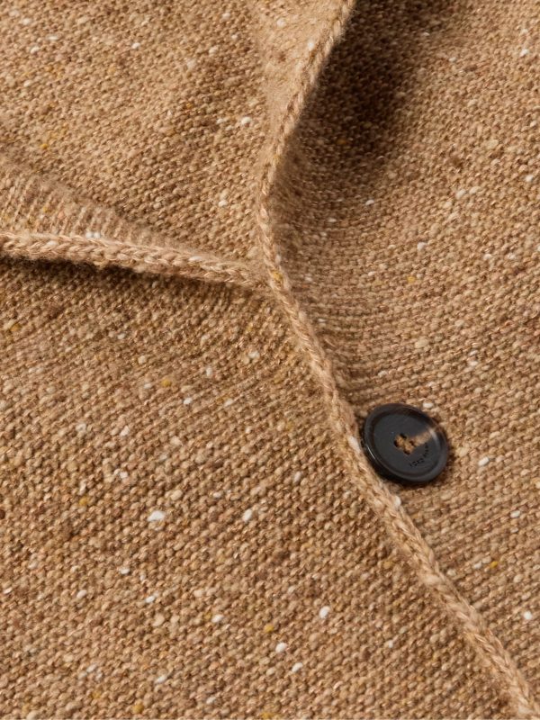 Cerbonnio Cashmere and Linen-Blend Tweed Cardigan - CU Cerbonnio Cashmere and Linen-Blend Tweed Cardigan - CU
