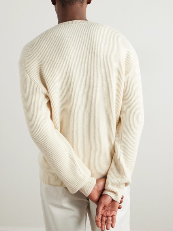 Fobello Ribbed Cashmere Sweater - BK