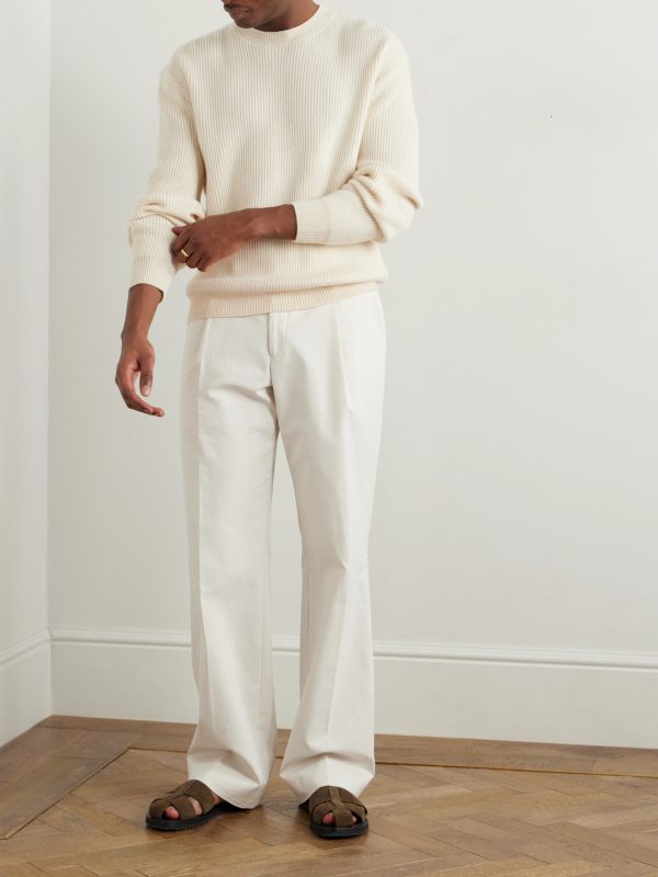 Fobello Ribbed Cashmere Sweater - OU