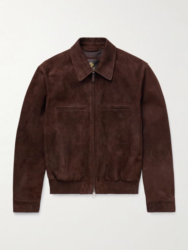 Kane Rain System® Suede Bomber Jacket Kane Rain System® Suede Bomber Jacket