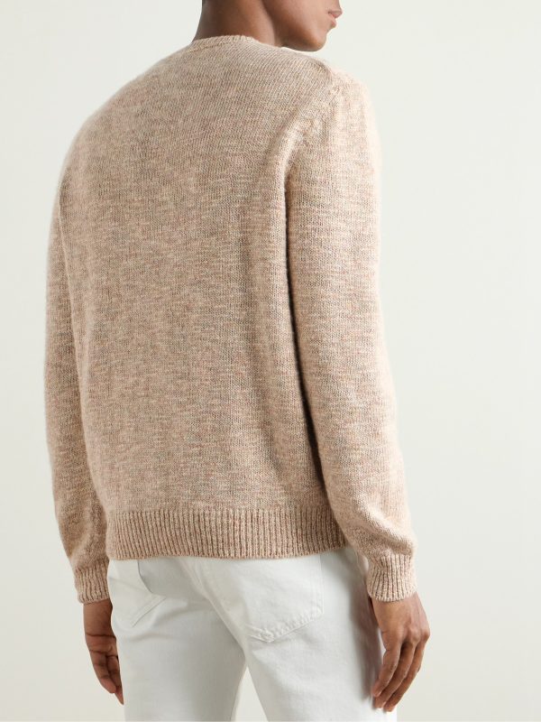 Silk, Cashmere and Linen-Blend Sweater - BK