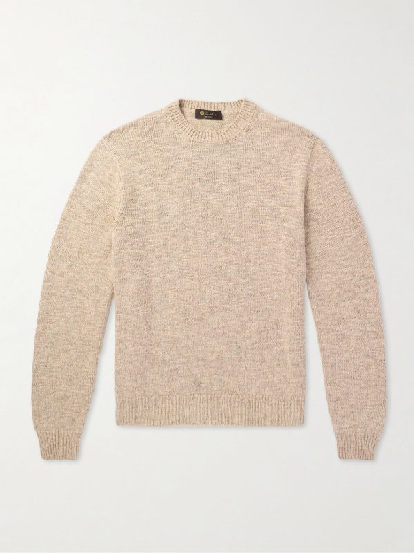 Silk, Cashmere and Linen-Blend Sweater