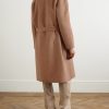 Owen Belted Suede-Trimmed Rain System® Cashmere Coat - BK