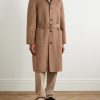 Owen Belted Suede-Trimmed Rain System® Cashmere Coat - FR