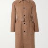 Owen Belted Suede-Trimmed Rain System® Cashmere Coat