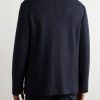 Spagna Nehru-Collar Unstructured Cashmere-Blend Jersey Suit Jacket - BK Spagna Nehru-Collar Unstructured Cashmere-Blend Jersey Suit Jacket - BK