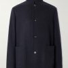 Spagna Nehru-Collar Unstructured Cashmere-Blend Jersey Suit Jacket Spagna Nehru-Collar Unstructured Cashmere-Blend Jersey Suit Jacket