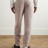 Tapered Linen and Cashmere-Blend Sweatpants - BK Tapered Linen and Cashmere-Blend Sweatpants - BK