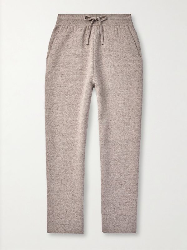 Tapered Linen and Cashmere-Blend Sweatpants Tapered Linen and Cashmere-Blend Sweatpants
