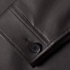 Evandro Full Grain Leather Overshirt - E1