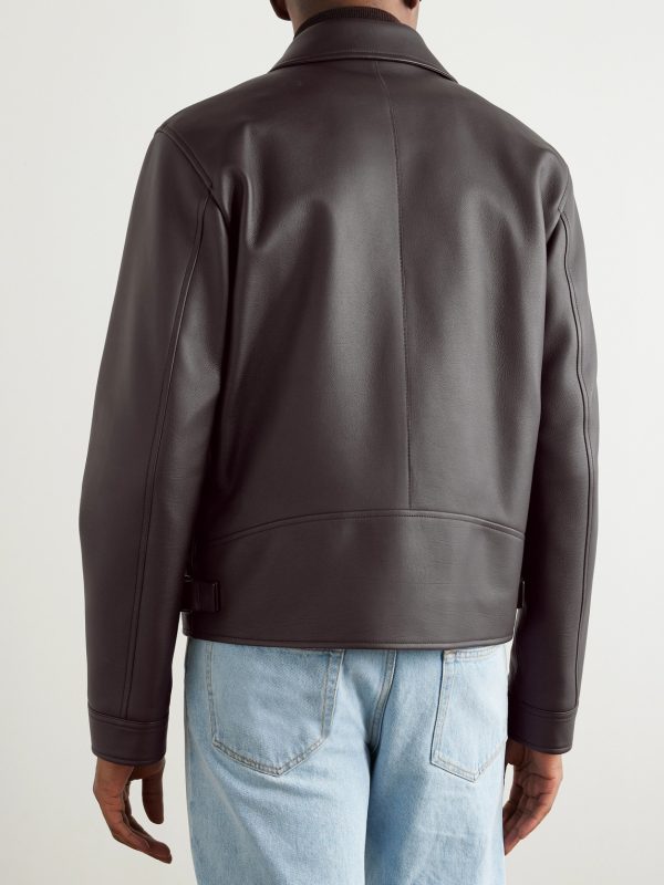 Gail Full-Grain Leather Jacket - BK Gail Full-Grain Leather Jacket - BK
