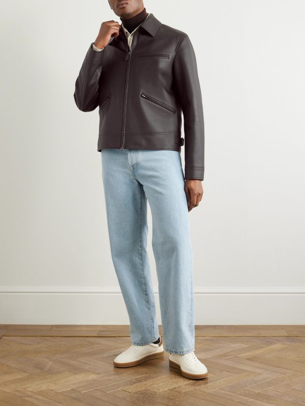 Gail Full-Grain Leather Jacket - OU Gail Full-Grain Leather Jacket - OU