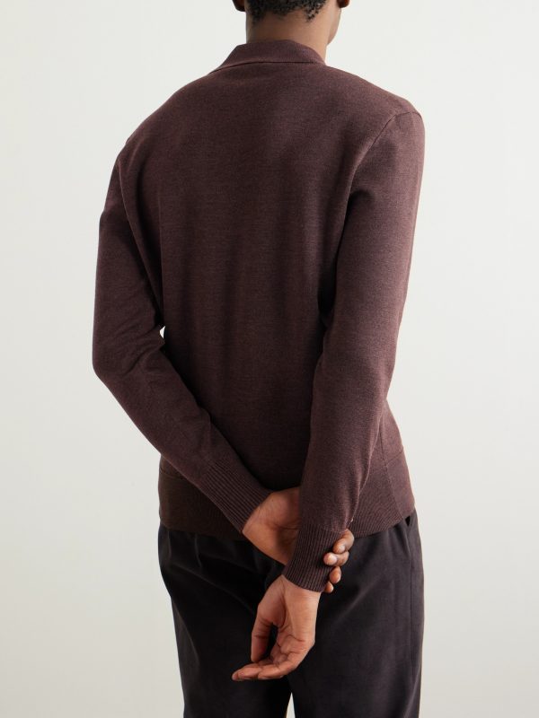 Aspen Virgin Wool Polo Shirt - BK Aspen Virgin Wool Polo Shirt - BK