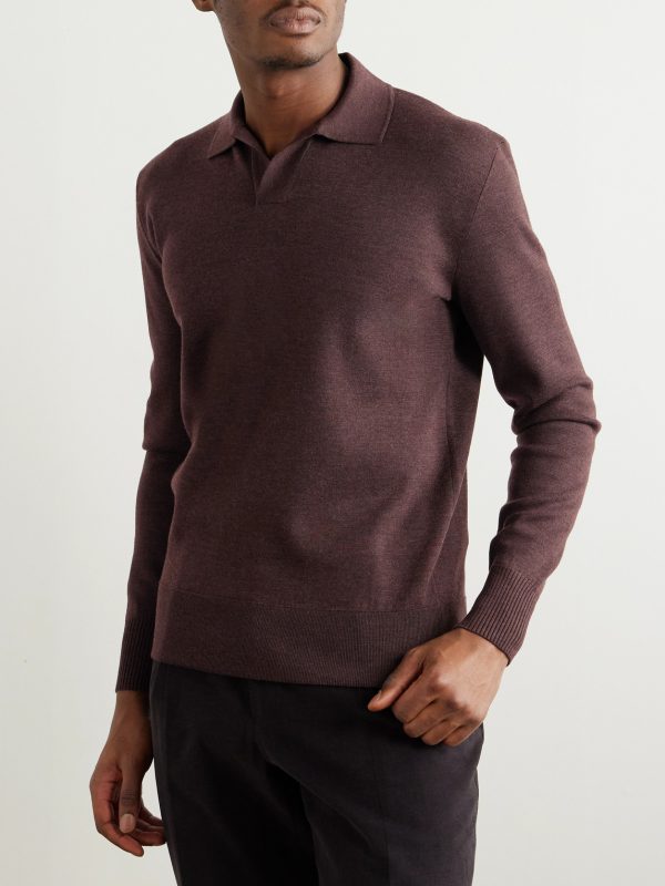 Aspen Virgin Wool Polo Shirt - FR Aspen Virgin Wool Polo Shirt - FR