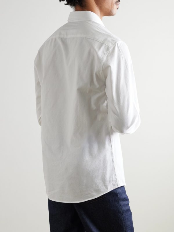 Button-Down Collar Cotton Oxford Shirt - BK Button-Down Collar Cotton Oxford Shirt - BK