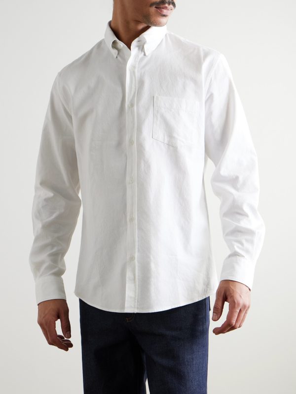 Button-Down Collar Cotton Oxford Shirt - FR Button-Down Collar Cotton Oxford Shirt - FR