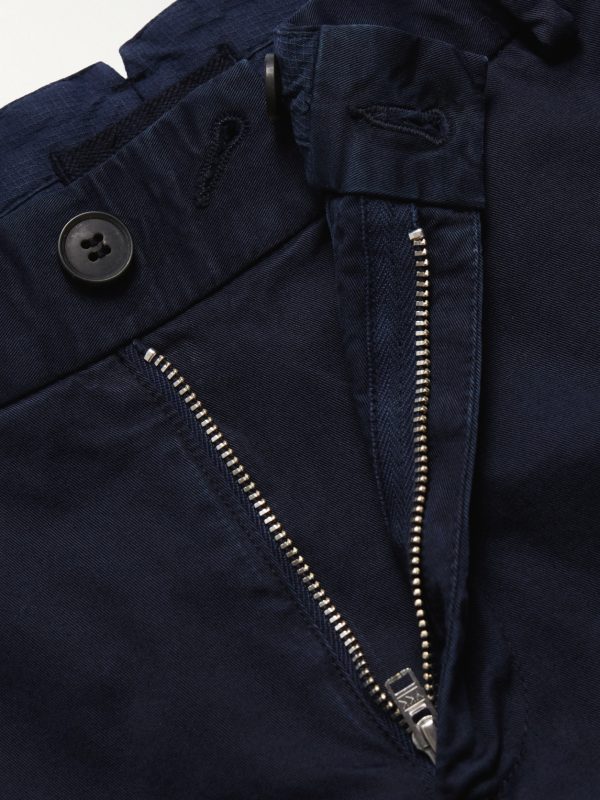 Straight-Leg Garment-Dyed Cotton-Blend Twill Chinos - E1 Straight-Leg Garment-Dyed Cotton-Blend Twill Chinos - E1