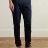Straight-Leg Garment-Dyed Cotton-Blend Twill Chinos - FR Straight-Leg Garment-Dyed Cotton-Blend Twill Chinos - FR