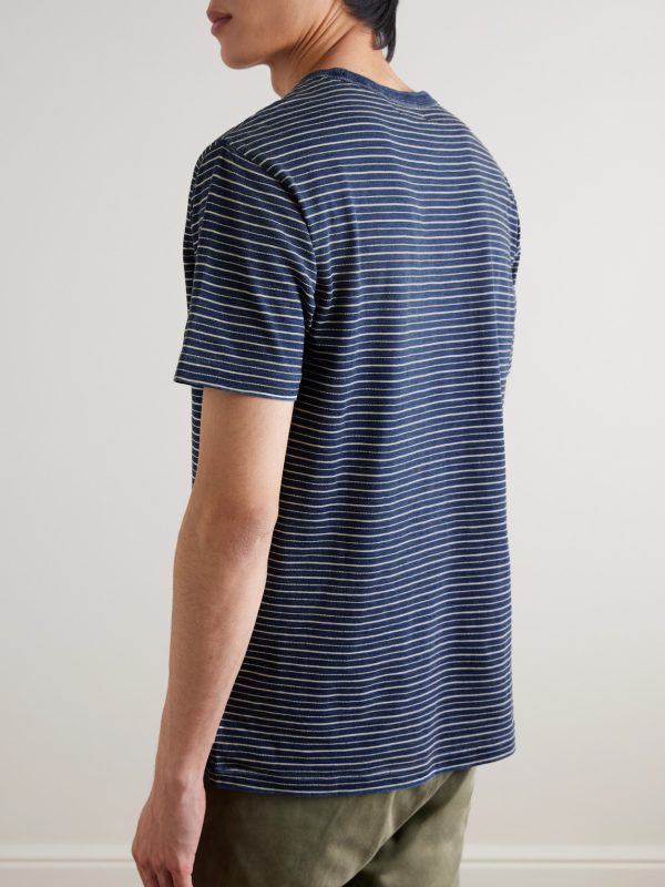 Striped Cotton-Jersey T-Shirt - BK