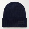 Logo-Appliquéd Ribbed Wool Beanie Logo-Appliquéd Ribbed Wool Beanie