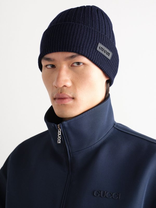 Logo-Appliquéd Ribbed Wool Beanie - OU Logo-Appliquéd Ribbed Wool Beanie - OU