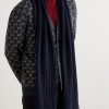 Logo-Appliquéd Ribbed Wool Scarf - OU Logo-Appliquéd Ribbed Wool Scarf - OU