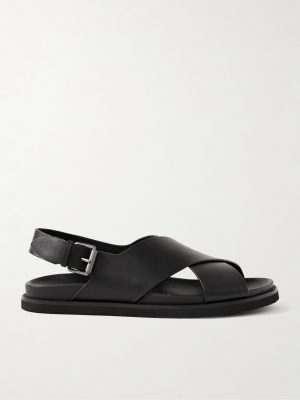 Zane Oiled-Leather Sandals