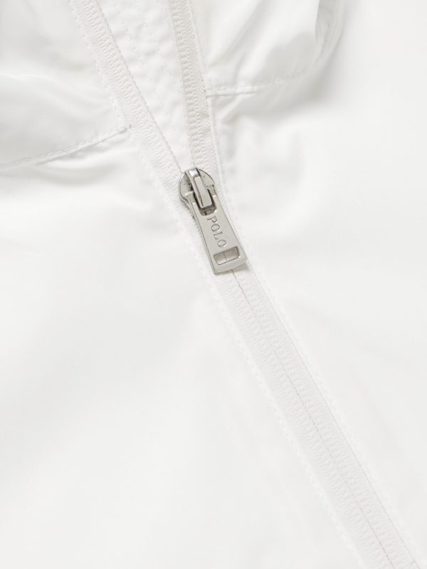 Logo-Embroidered Shell Hooded Jacket - CU Logo-Embroidered Shell Hooded Jacket - CU