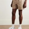 Cormac Straight-Leg Pleated Cotton-Twill Shorts - FR