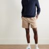 Cormac Straight-Leg Pleated Cotton-Twill Shorts - OU