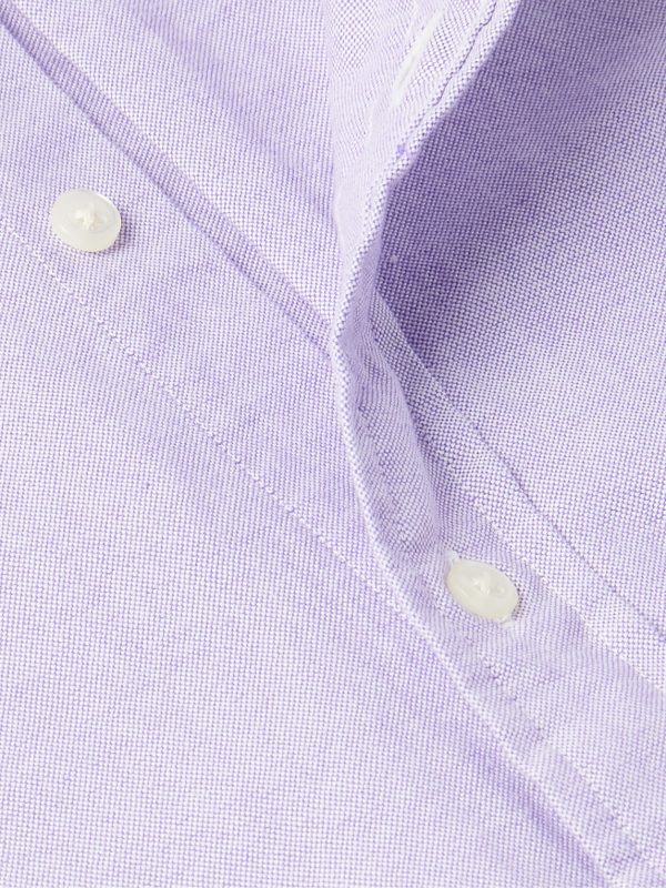 Button-Down Collar Cotton Oxford Shirt - CU