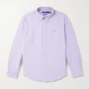 Button-Down Collar Cotton Oxford Shirt