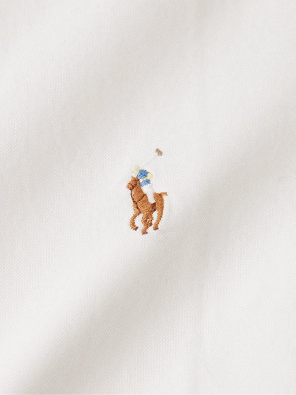 Button-Down Collar Logo-Embroidered Cotton Oxford Shirt - CU Button-Down Collar Logo-Embroidered Cotton Oxford Shirt - CU