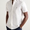 Button-Down Collar Logo-Embroidered Cotton Oxford Shirt - FR Button-Down Collar Logo-Embroidered Cotton Oxford Shirt - FR