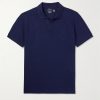 Logo-Embroidered Cotton-Blend Piqué Polo Shirt