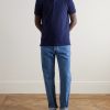 Logo-Embroidered Cotton-Blend Piqué Polo Shirt - OU