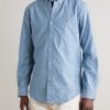 Button-Down Collar Cotton-Chambray Shirt - FR