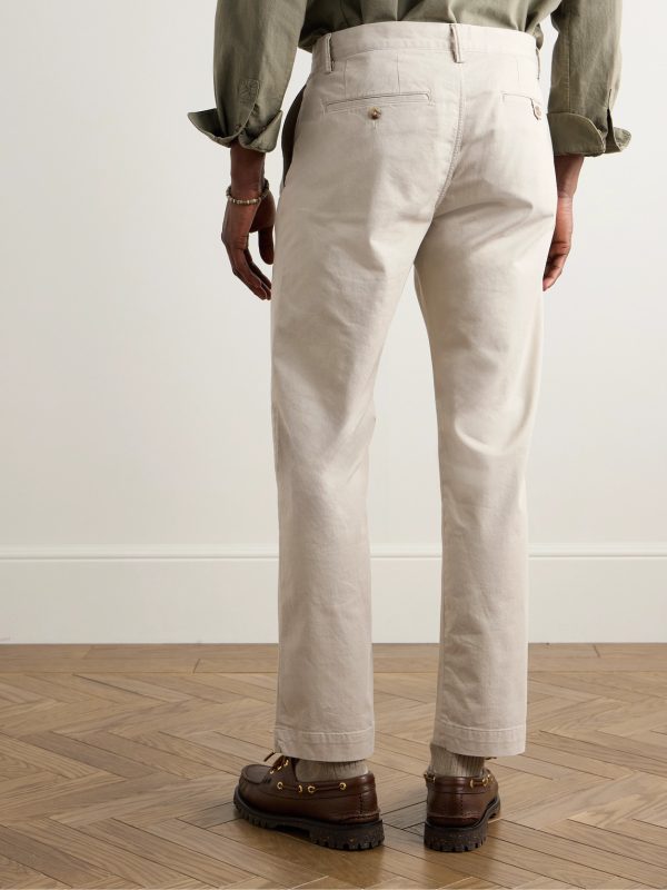Bedford Slim-Fit Stretch-Cotton Twill Chinos - BK Bedford Slim-Fit Stretch-Cotton Twill Chinos - BK