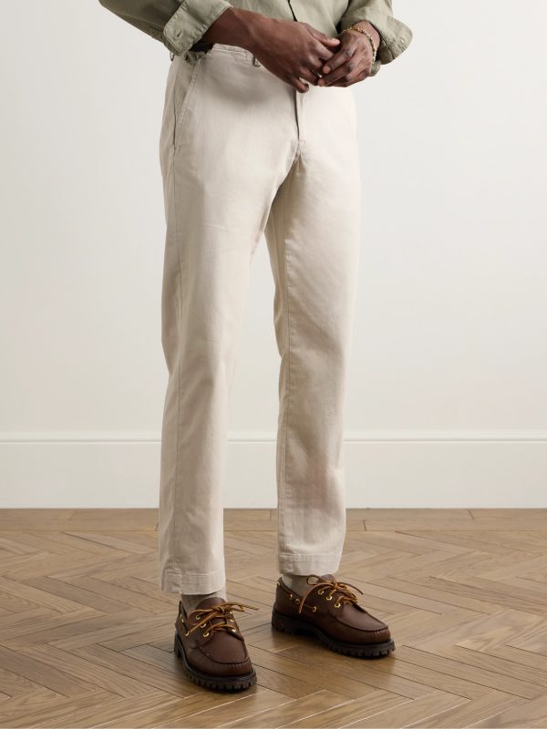Bedford Slim-Fit Stretch-Cotton Twill Chinos - FR Bedford Slim-Fit Stretch-Cotton Twill Chinos - FR
